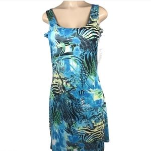 Summer tropical print dress by Tango Mango